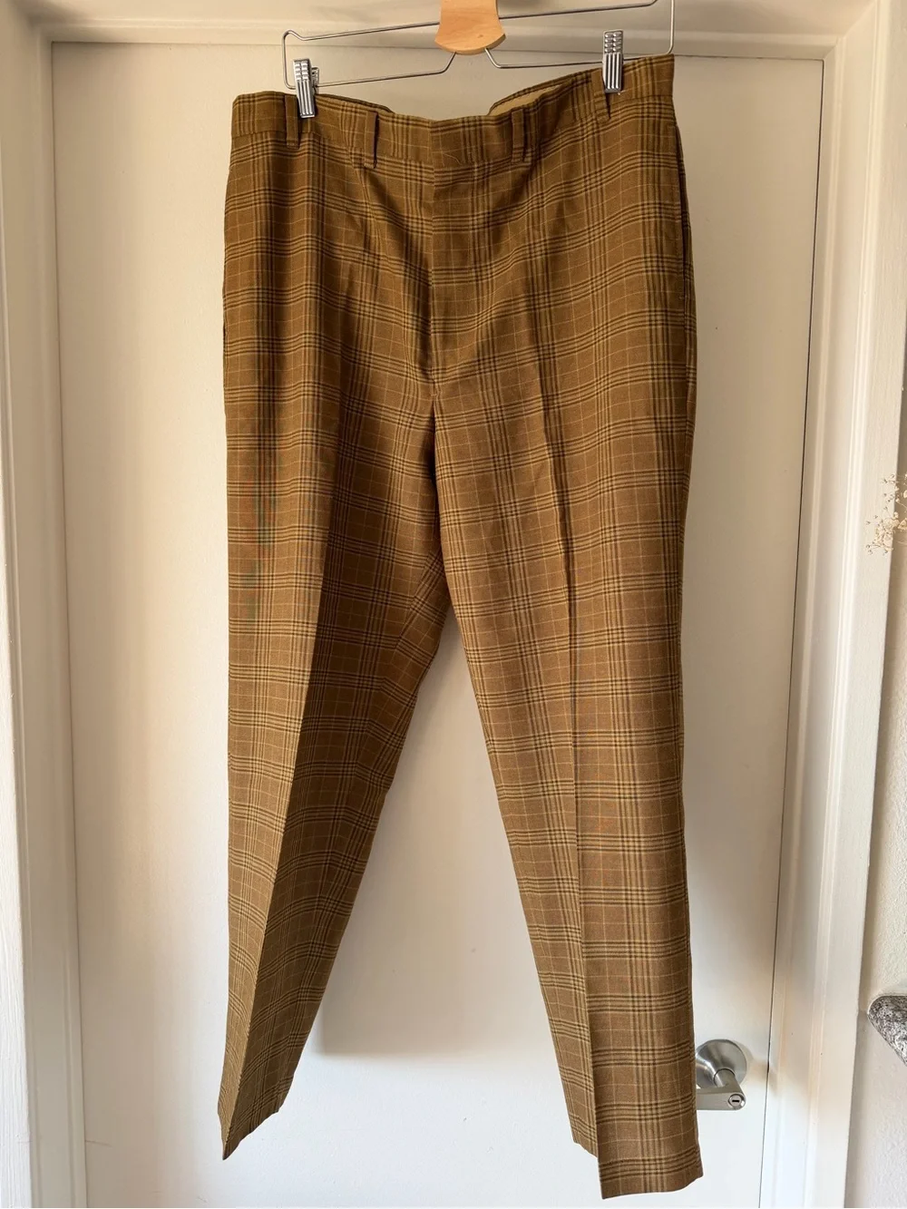 Vintage Men’s Pants - Mustard/Tan - Authentic Talon Fastener and Prentice Zipper